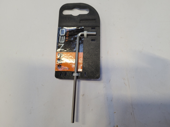 Zeskant sleutel  3mm neo tools